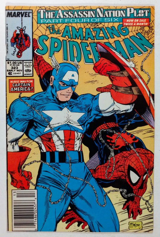 The Amazing Spider-Man #323 NEWSSTAND (1989)