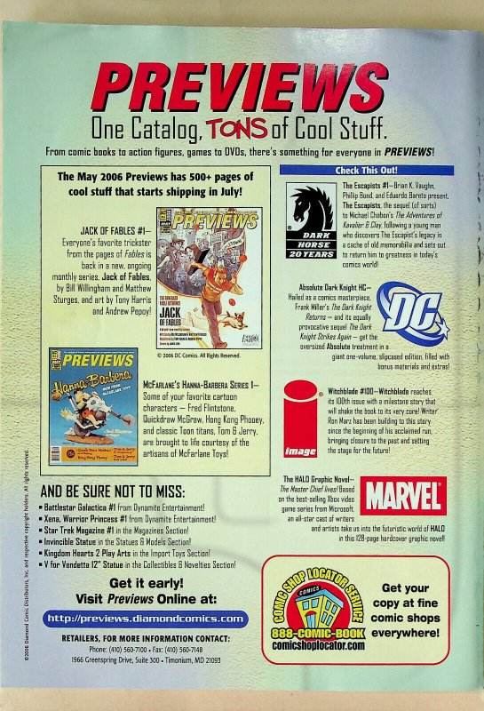 Comic Buyer's Guide #1619 Aug 2006 - Krause Publications 