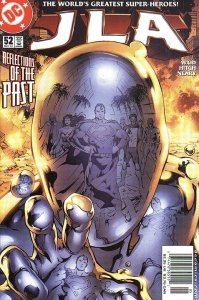 JLA #52 (Newsstand) VF ; DC | Justice League of America Mark Waid Reflection