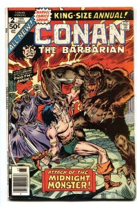 CONAN THE BARBARIAN ANNUAL #2 comic book -1974 Marvel