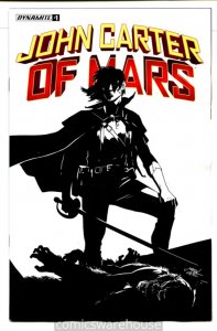 JOHN CARTER OF MARS (2022 DYNAMITE) #1 VARIANT 1:20 CVR H CASE B&W NM G16388