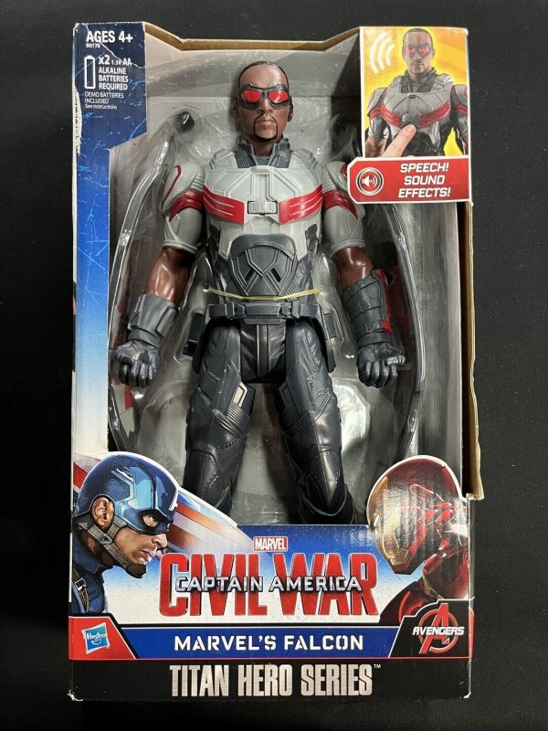 Marvels Falcon Civil War Captain America Titan Hero Series Comic