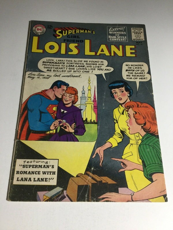 Superman’s Girlfriend Lois Lane 41 Gd Good 2.0 DC Comics