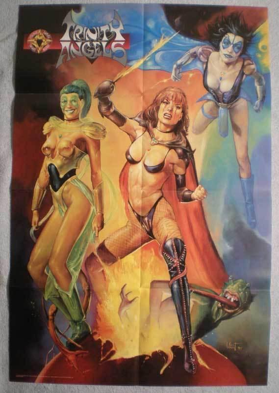 TRINITY ANGELS Promo poster, 20x30, 1997, Unused, more Promos in store