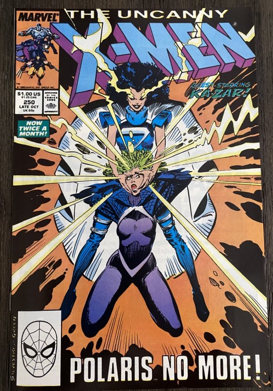 X-Men 250 1989 NM 9.4+ High Grade Late October