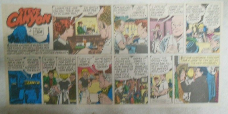 (52) Steve Canyon Sundays by Milton Caniff  from 1985 Complete Year! 7.5 x 15