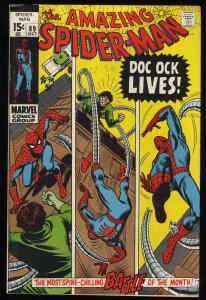 Amazing Spider-Man #89 FN 6.0 Doctor Octopus Appearance!