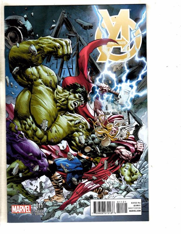 Young Avengers # 11 NM VARIANT Cover Marvel Comic Book Hulk Vs. Thor MK1