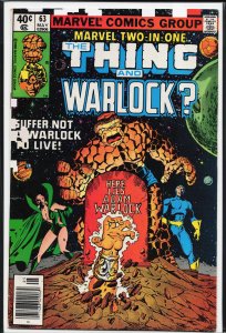 Marvel Two-in-One #63 (1980) Warlock