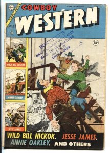 Cowboy Western #52 1954-Annie Oakley, Jesse James, Wild Bill Hickok