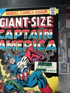 GIANT SIZE CAPTAIN AMERICA #1 KIRBY 1975