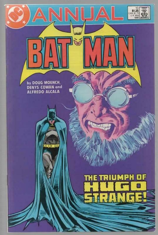 BATMAN ANN 10 VF Triumph of Hugo Strange 1986