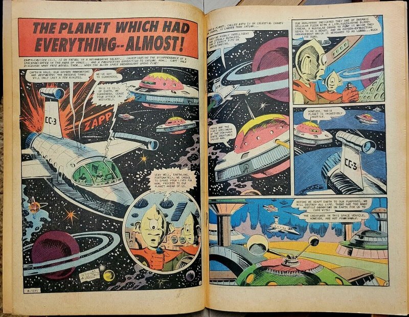 OUTER SPACE #1 VG+ (Charlton 1968) DITKO Capt Hale BOYETTE 12-cents Last Issue