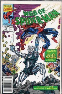 Web of Spider-Man #79 Newsstand Edition (1991) Spider-Man
