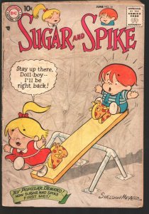 Sugar and Spike #16 1958-DC-Sheldon Mayer art-Batman paper dolls-G+