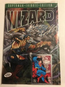 Wizard: Superman Tribute Edition #1 (1993) NM-; with bag and card, Death issue