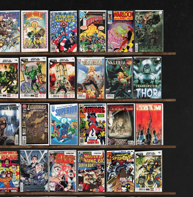 Huge Lot 150+ Comics with The Amazing Spider-Man, The Infinity Crusade & More!