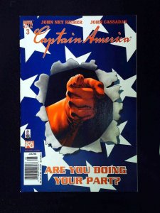 Captain America  #3 (4Th Series) Marvel Comics 2002 Vf+ Newsstand