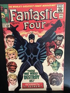 Fantastic Four #46 (1966) wow! 1st Black Bolt cover key high-grade VF/NM Kirby!