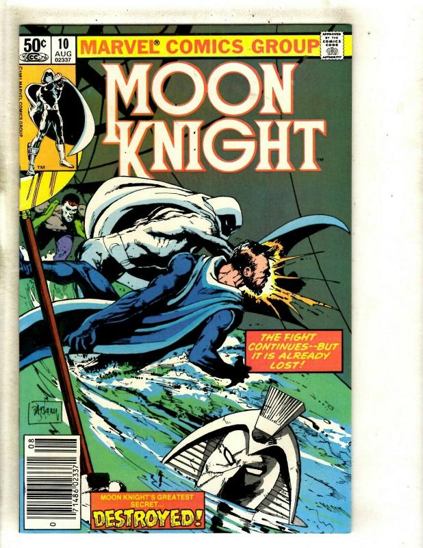 Lot Of 5 Moon Knight Marvel Comic Books #8 9 10 11 12 VF/NM Range Hulk Thor JF23