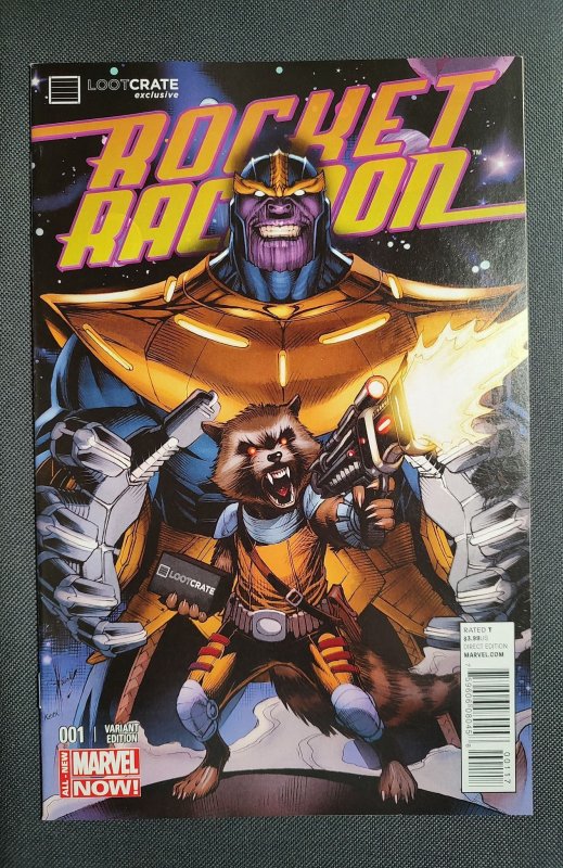 Rocket Raccoon #1 Loot Crate Cover (2014)