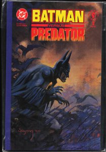 Batman versus Predator [Regular] #1 Batman Cover (1991) Batman