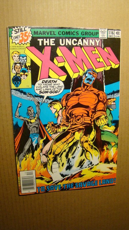 X-men 116 * * alto Grado vs Karl Lykos Sauron Ka-zar Zabu Savage Land 