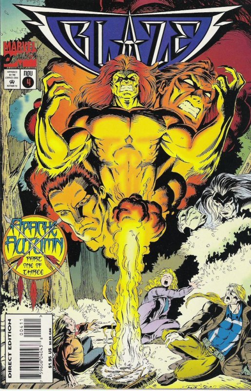 Blaze #1-8 (1994)  unread complete set  Johnny Blaze