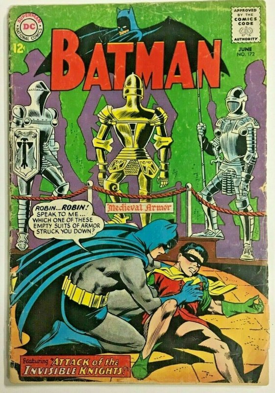 BATMAN#172 VG- 1965 DC SILVER AGE COMICS