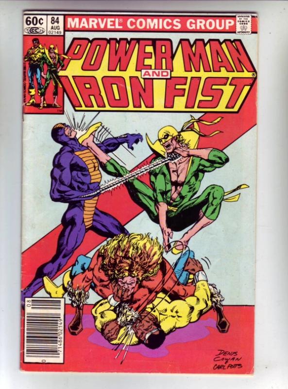 Power Man and Iron Fist #84 (Aug-82) FN/VF Mid-High-Grade Luke Cage, Iron Fist