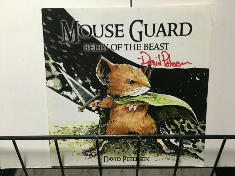 MOUSE GUARD 1-6 - #1 Signed by David Petersen - ALL 1st Printings VF or better.