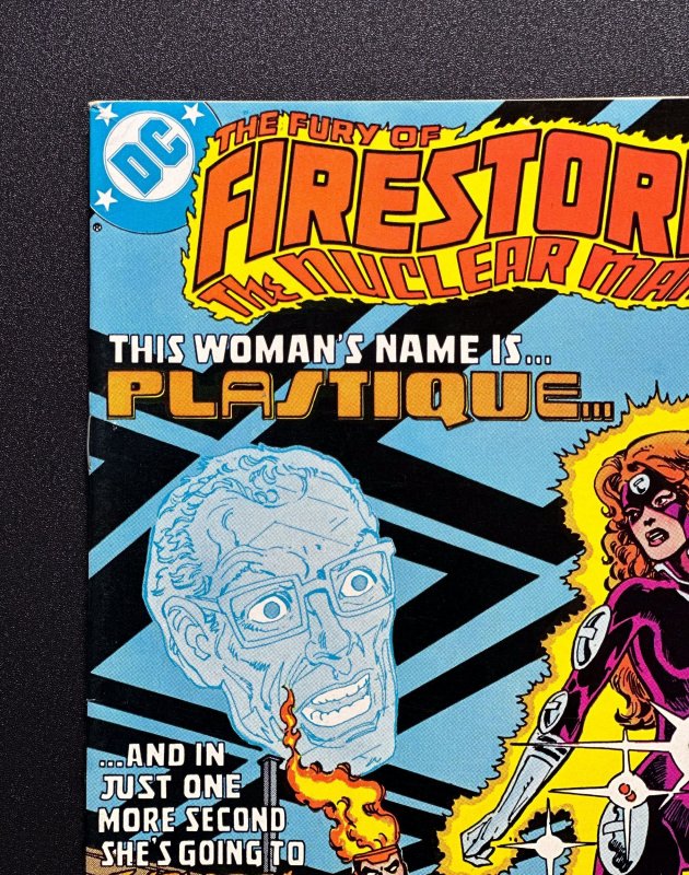 The Fury of Firestorm #7 (1982) Newsstand 1st App of Plastique - VF/NM!
