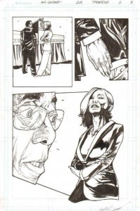 Pandemica #3 pg 8 Original Art Alex Sanchez bestselling author Jonathan Maberry