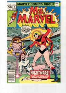 Ms. Marvel #7 (1977) NM- High-Grade Modok vs Ms. Marvel Wow! Lynchburg CERT Wow!