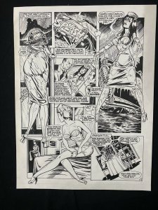 Original Art Unpublished 6 Page Senorita Rio Story- Black- Heike