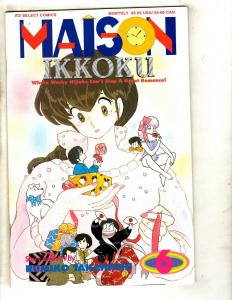 Lot Of 9 Maison Ikkoku Viz Select Comic Books #4 1 2 3 4 6 1 2 3 Manga Anime JF6