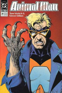 Animal Man #34 FN ; DC | Tom Veitch Brian Bolland