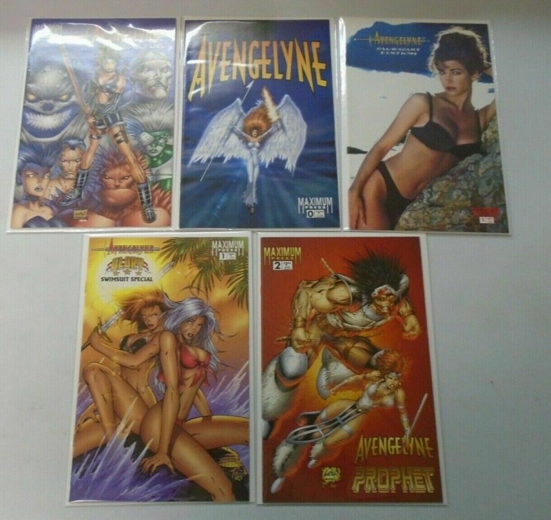 Avengelyne comic lot 10 different issues 8.0 VF 