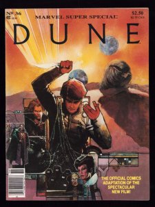 MARVEL SUPER SPECIAL VOL. 1 #36 APR. 1985 (7/7.5) Dune Comic adaptation