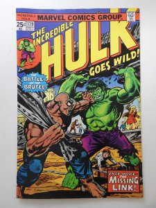 The Incredible Hulk #179 (1974) MVS Intact Sharp Fine Condition!