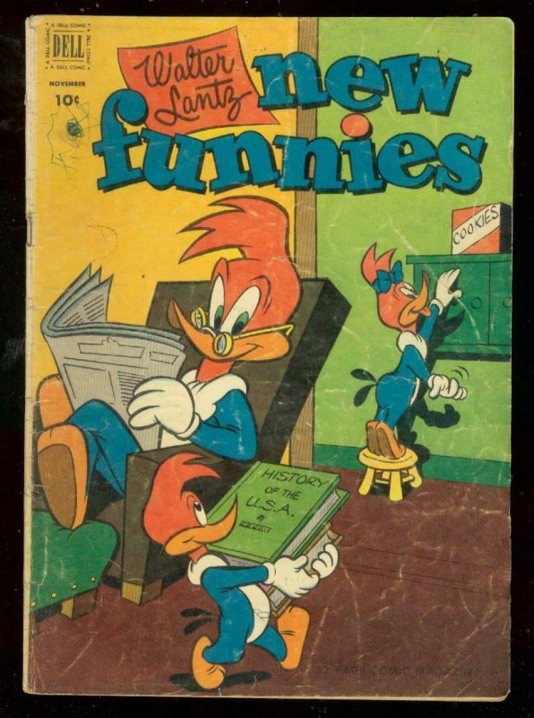 WALTER LANTZ NEW FUNNIES #189 1952-WOODY WOODPECKER VG-