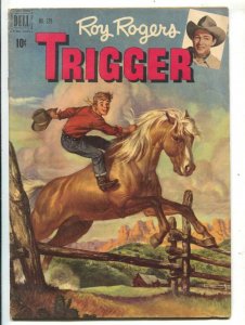 Roy Rogers Trigger-Four Color Comics #329 1951-Dell-1st issue-painted covers-...