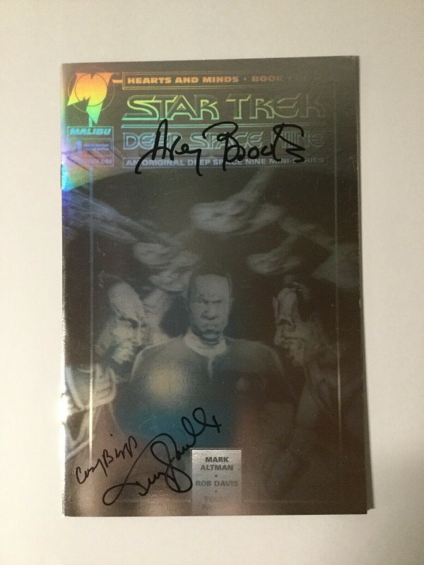 Star Trek Deep Space Nine 1 Near Mint Nm Signed Malibu