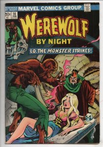 WEREWOLF by NIGHT #14, FN+, Mike Ploog, Full Moon, 1972 1974, more WW in store