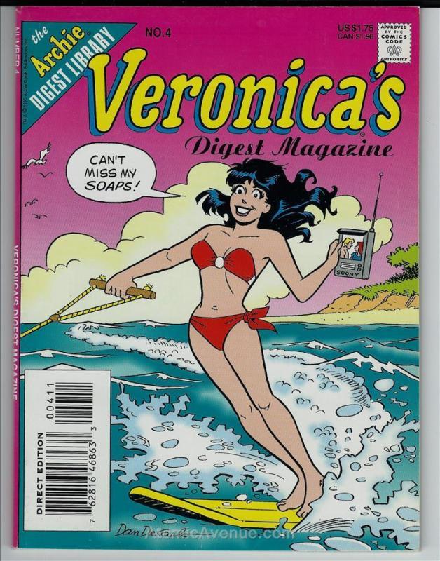 Veronica’s Digest Magazine #4 VF/NM; Archie | save on shipping - details inside