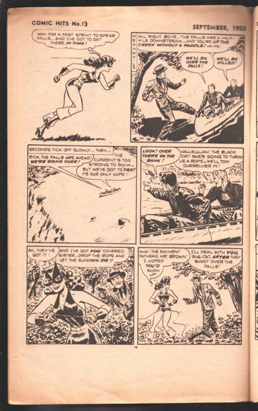 Comic Hits #13 1953-Sad Sack by George Baker -Black Cat appears-Australian ed...