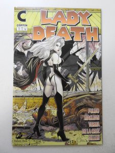 Lady Death: Unholy Ruin #1 Homage Edition NM- Cond! Signed W/ COA!