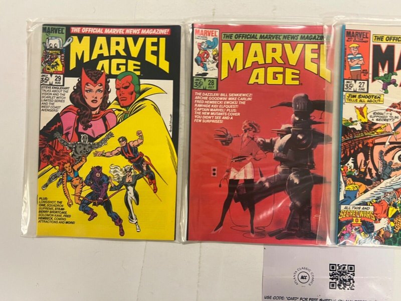 4 Marvel Age Marvel Comic Books # 26 27 28 29 Avengers Thor Wolverine 79 JS54