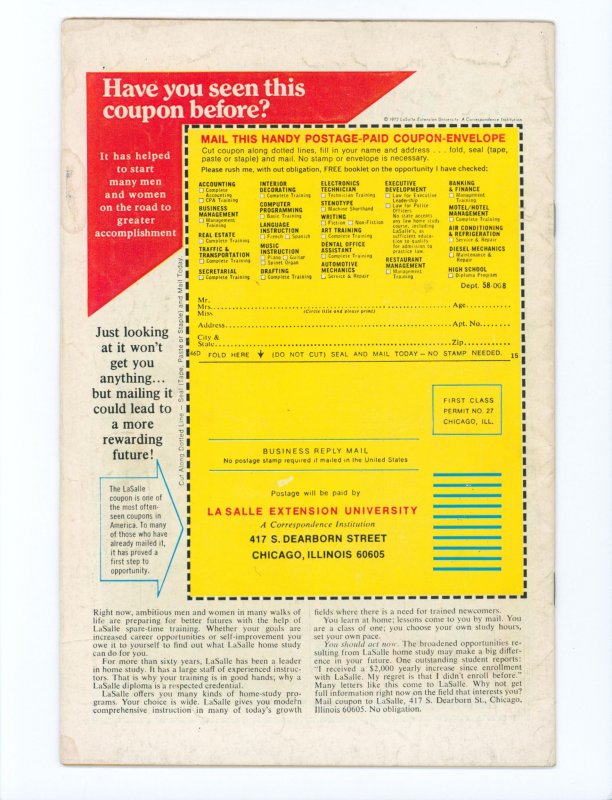 Creatures on the Loose #32 (1974) MVS intact, Kraven appearance