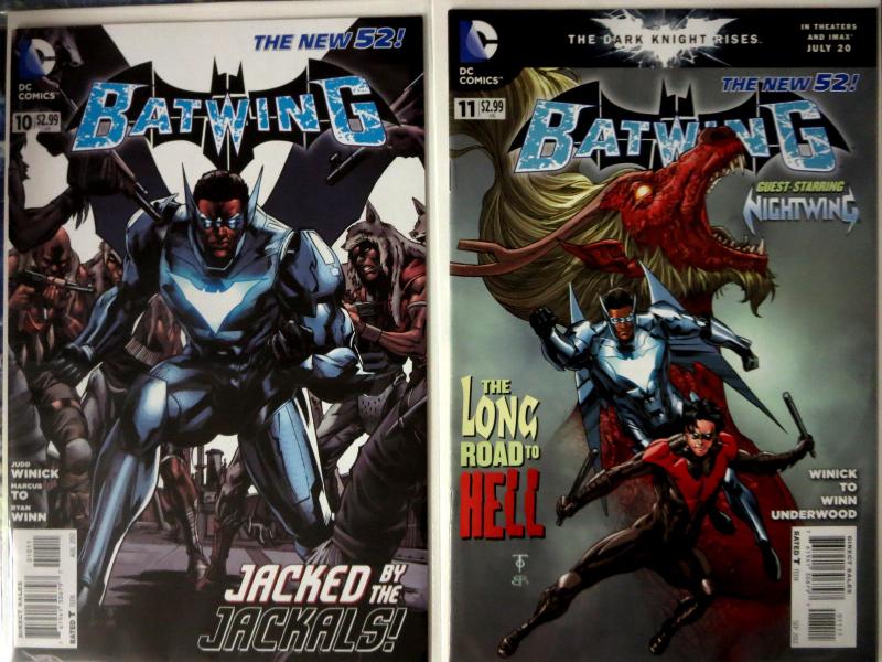BATWING 0-18 New 52 (2011-2013) 19 diff DC Comics books Batman Judd Winick
